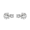 Boucles d'oreilles Boucles d’oreilles puces en or blanc 18 carats et diamants 58 Facettes 4155737CN