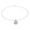Collier Collier en or blanc 18 carats serti de diamants 58 Facettes 4155738CN