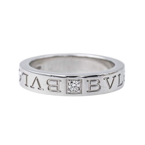Bague 51 Bulgari B.Zero1 - Bague alliance en or blanc avec diamant 58 Facettes 4163205CN