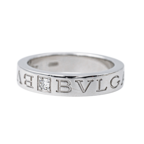 Bague 51 Bulgari B.Zero1 - Bague alliance en or blanc avec diamant 58 Facettes 4163205CN