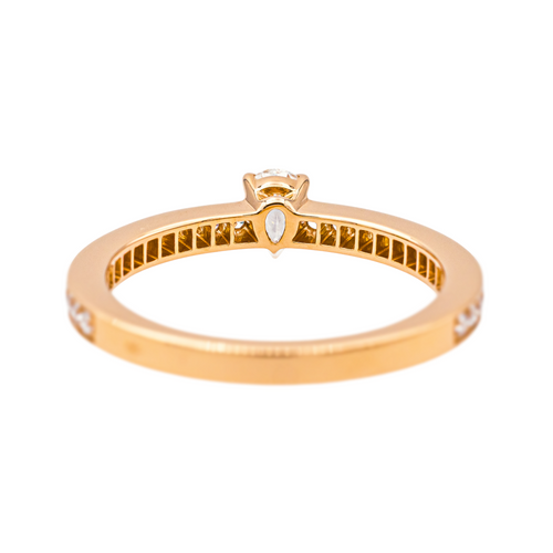 Bague 53 Chaumet Joséphine - Bague solitaire en or rose et diamants 58 Facettes 4166984RV