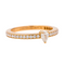Bague 53 Chaumet Joséphine - Bague solitaire en or rose et diamants 58 Facettes 4166984RV