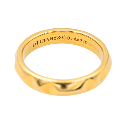 Bague 53 Tiffany & Co - Bague True en or jaune 18 carats 58 Facettes 4166986RV