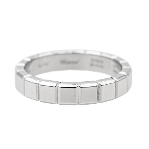 Bague 54 Chopard Ice Cube - Bague en or blanc 58 Facettes 4166988RV