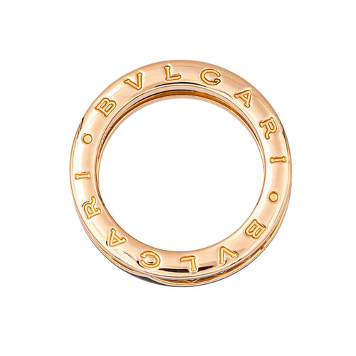 Bague 53 Bulgari B.Zero1 Rock - Bague en or rose et céramique 58 Facettes 4167002RV