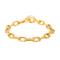 Bracelet Bracelet chaîne maille forçat en or jaune 18 carats 58 Facettes 4175004CN