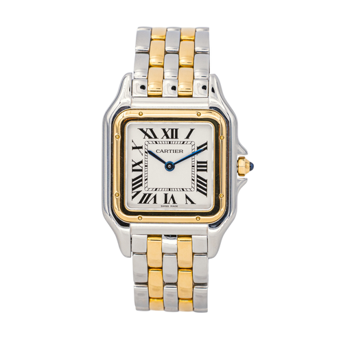 Montre Cartier Panthère - Montre en or jaune 18 carats et acier 58 Facettes 4183085CN