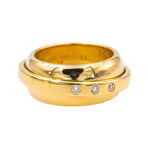 Bague 51 Piaget Possession Swing - Bague en or jaune 18 carats et diamants 58 Facettes 4189524RV