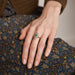 Ring 51 Marquise emerald and diamond ring 58 Facettes 2112