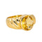Bague 55 Bague en or jaune 18 carats sertie d’une citrine 58 Facettes 4191879CN