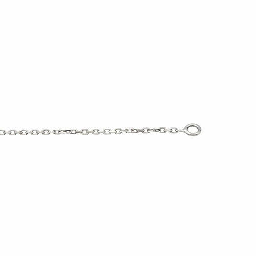 Collier Collier avec pendentif en or blanc 18 carats et diamants 58 Facettes 4199346CN