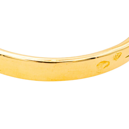 Bague 51 Bague en or jaune 18 carats avec saphir ovale et diamants 58 Facettes 4205265CN