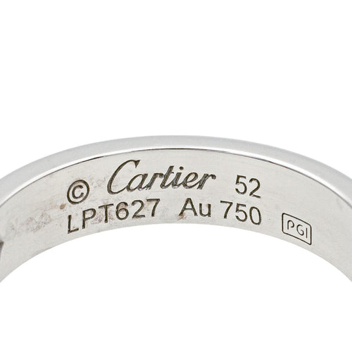 Bague 52 Cartier Love - Bague alliance en or blanc 18 carats et diamant 58 Facettes 4216240RV