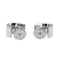 Boucles d'oreilles Boucles d’oreilles puces en or blanc 18 carats avec diamants 58 Facettes 4221378RV
