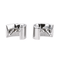 Boucles d'oreilles Boucles d’oreilles puces en or blanc 18 carats avec diamants 58 Facettes 4221378RV