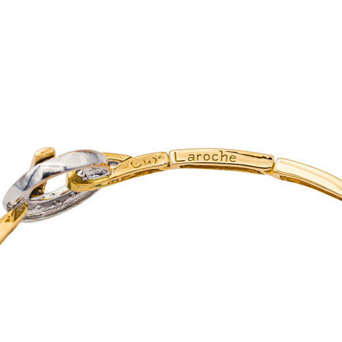 Bracelet Guy Laroche - Bracelet en or jaune et blanc 18 carats et diamants 58 Facettes 4226567CN