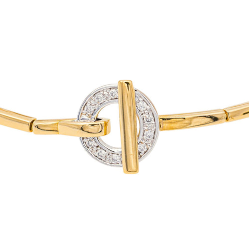 Bracelet Guy Laroche - Bracelet en or jaune et blanc 18 carats et diamants 58 Facettes 4226567CN