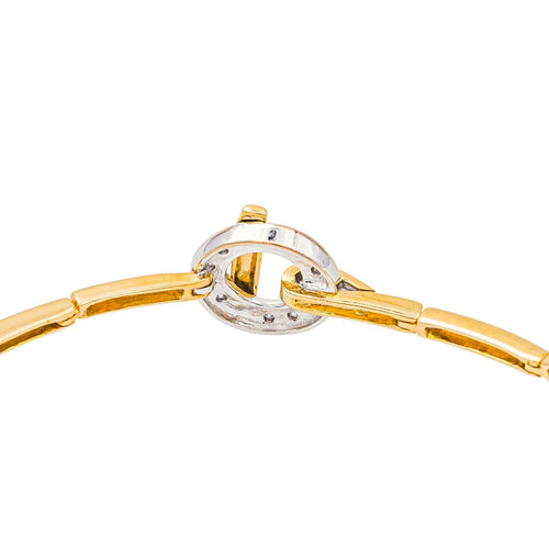 Bracelet Guy Laroche - Bracelet en or jaune et blanc 18 carats et diamants 58 Facettes 4226567CN