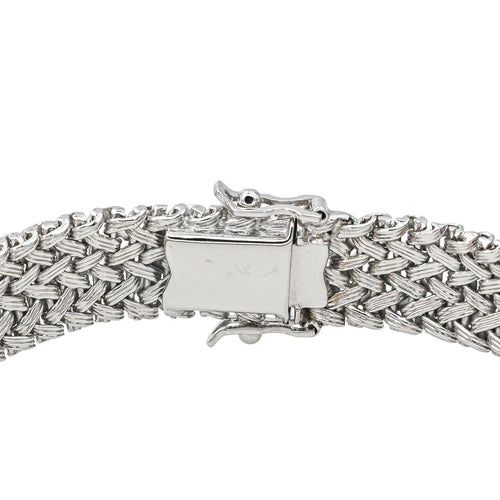 Bracelet Bracelet maille fantaisie en or blanc 18 carats 58 Facettes 4242594CN