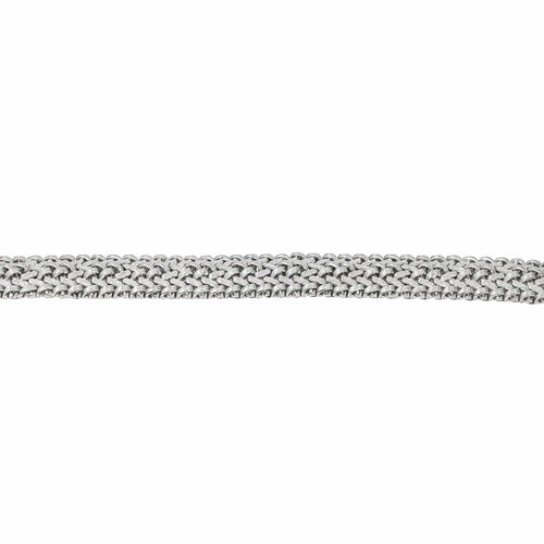 Bracelet Bracelet maille fantaisie en or blanc 18 carats 58 Facettes 4242594CN