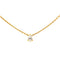 Collier Collier solitaire en or rose 18K avec diamant taille poire 58 Facettes 4248224CN