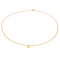 Collier Collier solitaire en or rose 18K avec diamant taille poire 58 Facettes 4248224CN