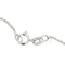 Collier Collier point lumineux - Chaîne maille forçat en or blanc 18 kt et diamant 0,27 ct 58 Facettes 425