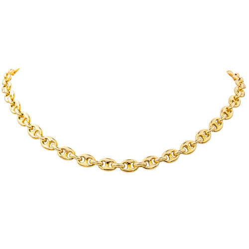 Collier Fred - Collier maille grain de café en or jaune 18 carats 58 Facettes 4250266CN