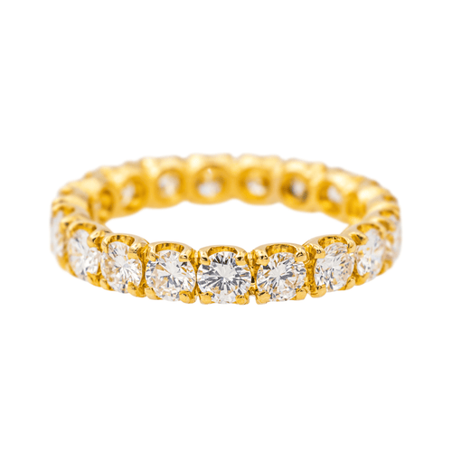 Bague 51 Alliance - Bague en or jaune 18 carats et diamants 58 Facettes 4268400RV