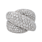 Bague 52 Damiani Gomitolo - Bague cocktail en or blanc et diamants 58 Facettes 4270297RV
