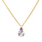 Collier Collier pendentif en or jaune 18 carats et améthystes 58 Facettes 4282981CN