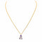 Collier Collier pendentif en or jaune 18 carats et améthystes 58 Facettes 4282981CN