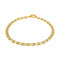 Collier Collier maille haricot en or jaune et blanc 18 carats 58 Facettes 4285550CN