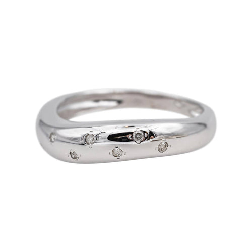 Bague 58 Bague Or blanc Diamant 58 Facettes 4285922RV