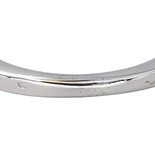 Bague 52 Bague demi-alliance en or blanc 18 carats et diamants 58 Facettes 4286142CN