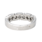Bague 54 Bague demi-alliance en or blanc 18 carats et diamants 58 Facettes 4292752CN
