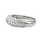 Bague 51 Bague en or blanc 18 carats pavée de diamants 58 Facettes 4298865CN