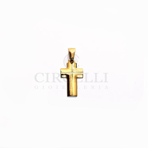 Pendentif Croix - Pendentif en or jaune 18k 58 Facettes 47298057