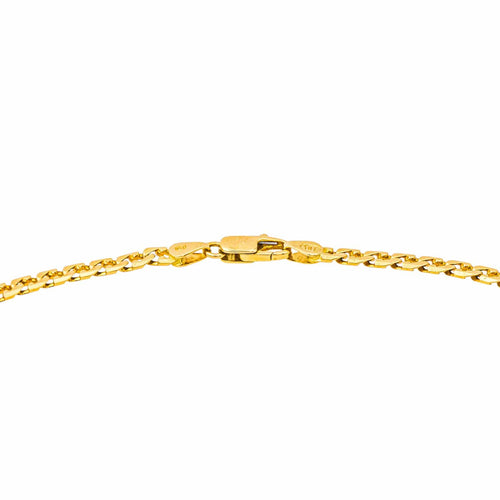 Collier Collier négligé en or jaune 18 carats, saphirs et diamants 58 Facettes 4324634CN