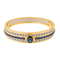 Bracelet Bracelet en or jaune 18 carats avec saphirs et diamants 58 Facettes 4324636CN