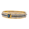 Bracelet Bracelet en or jaune 18 carats avec saphirs et diamants 58 Facettes 4324636CN