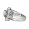 Bague 53 Bague marguerite sertie de diamants en or blanc et platine 58 Facettes 4328900CN