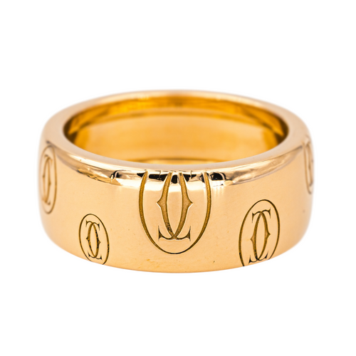 Bague 50 Cartier Happy Birthday - Bague bandeau en or rose 58 Facettes 4338837CN