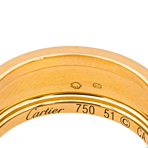 Bague 50 Cartier Happy Birthday - Bague bandeau en or rose 58 Facettes 4338837CN