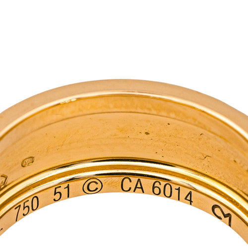 Bague 50 Cartier Happy Birthday - Bague bandeau en or rose 58 Facettes 4338837CN