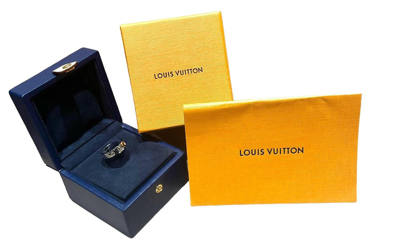 Bague 54 Louis Vuitton Empreinte - Bague en or blanc 18 carats 58 Facettes 4342794RV