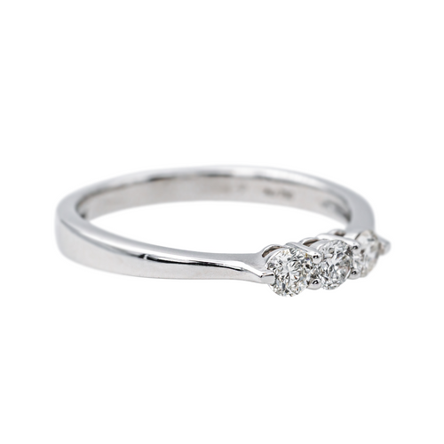 Bague 54 Mauboussin L'Alliance du Nouveau Monde - Bague en or blanc et diamants 58 Facettes 4342800RV