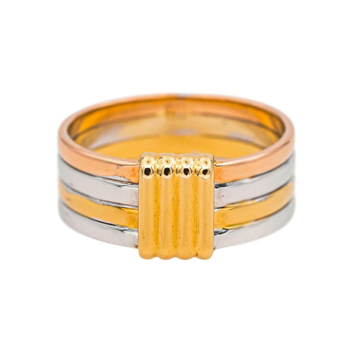 Bague 54 Mauboussin Élégance française - Bague en or jaune, blanc et rose 58 Facettes 4342802RV