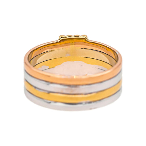 Bague 54 Mauboussin Élégance française - Bague en or jaune, blanc et rose 58 Facettes 4342802RV