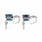 Boucles d'oreilles Pomellato Baby - Boucles d’oreilles dormeuses en or blanc avec topazes et saphirs 58 Facettes 4343109RV